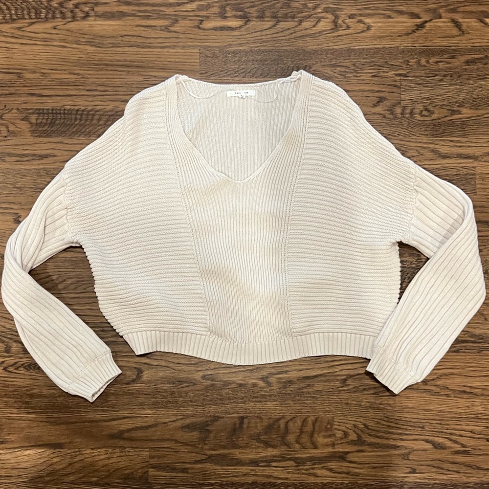 PacSun Cream Knit Sweater